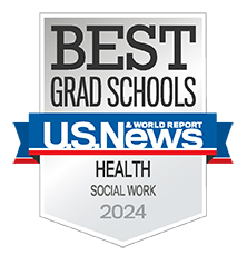 US News 2023 Social Work Badge